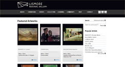 Desktop Screenshot of collection.lismoregallery.org